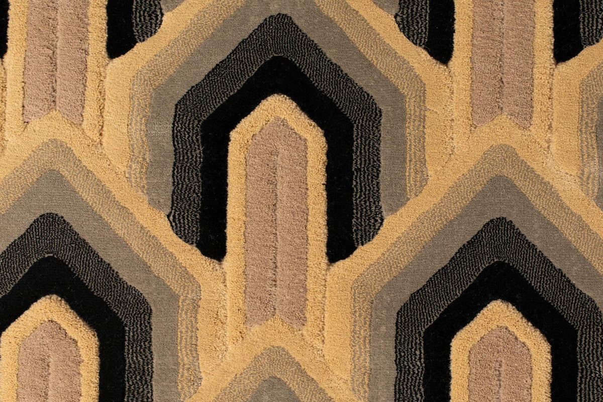 Teppich Lockhart 160x230 in Grün präsentiert im Onlineshop von KAQTU Design AG. Teppich ist von Dutchbone
