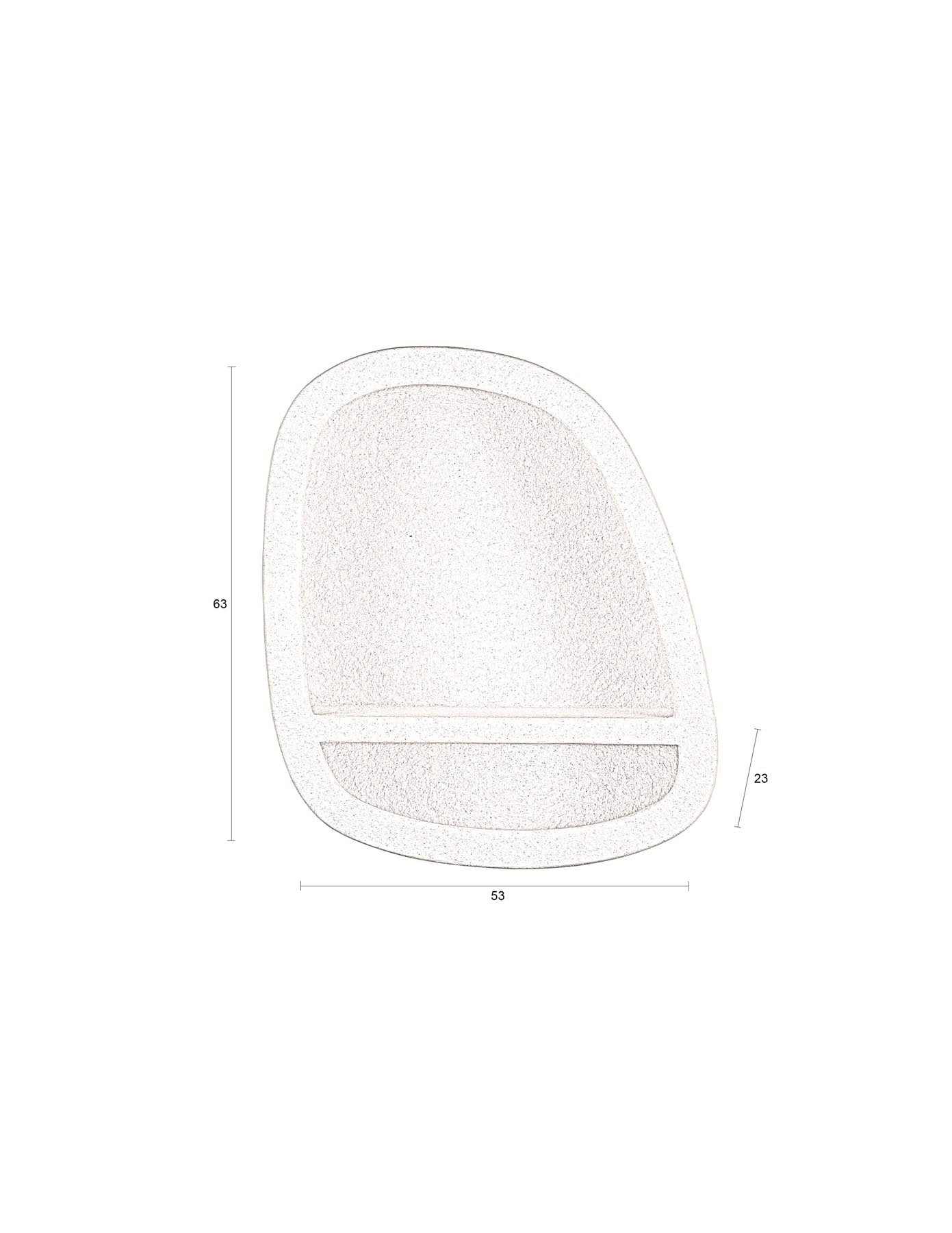 Wandregal Veda 1 Shelf in Beige präsentiert im Onlineshop von KAQTU Design AG. Wandregal ist von Dutchbone