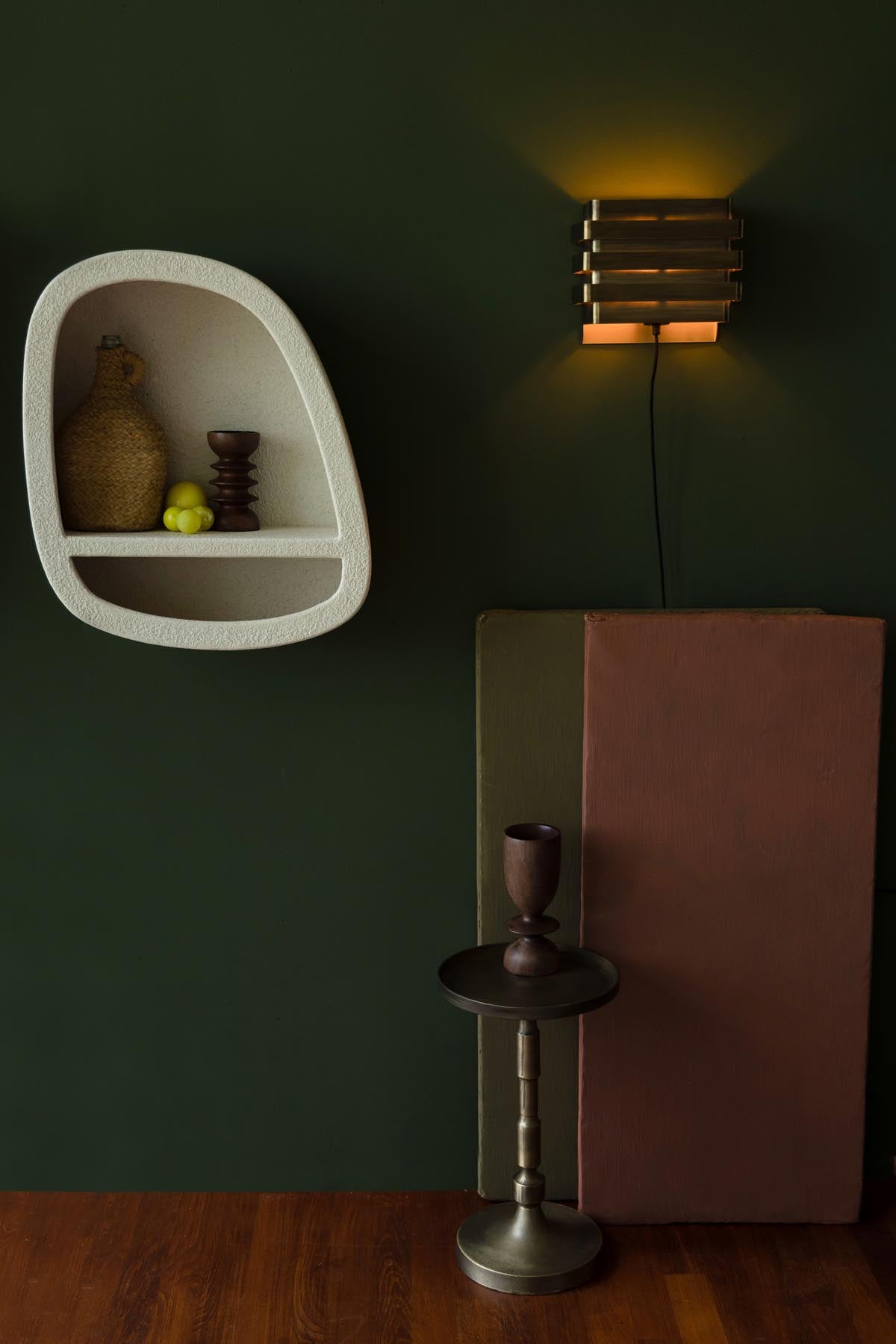 Wandregal Veda 1 Shelf in Beige präsentiert im Onlineshop von KAQTU Design AG. Wandregal ist von Dutchbone