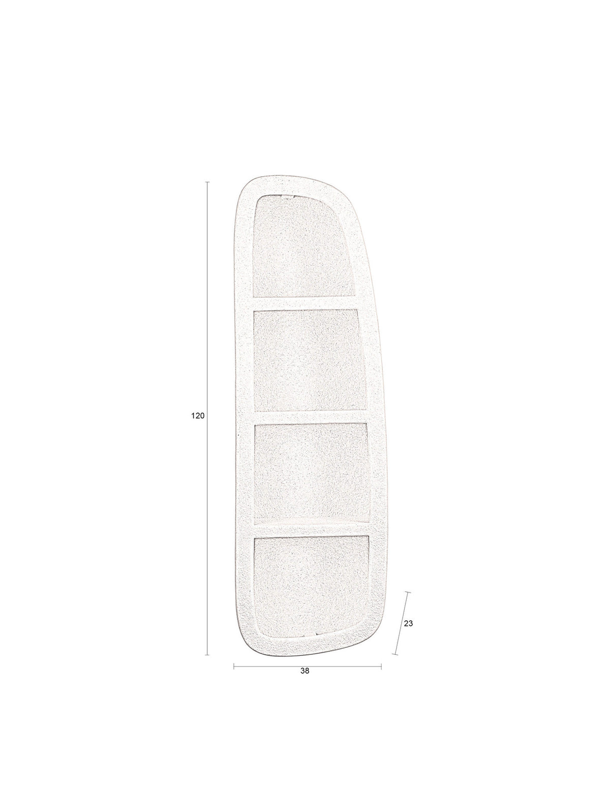 Wandregal Veda 3 Shelves in Beige präsentiert im Onlineshop von KAQTU Design AG. Wandregal ist von Dutchbone