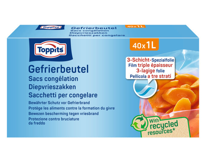 TOPPITS Gefrierbeutel 1 l in präsentiert im Onlineshop von KAQTU Design AG. Barzubehör ist von TOPPITS