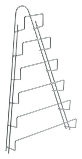 METALTEX Deckelhalter für 6 Deckel Lido silber in Silbergrau, Grau präsentiert im Onlineshop von KAQTU Design AG. Küchenhelfer ist von METALTEX