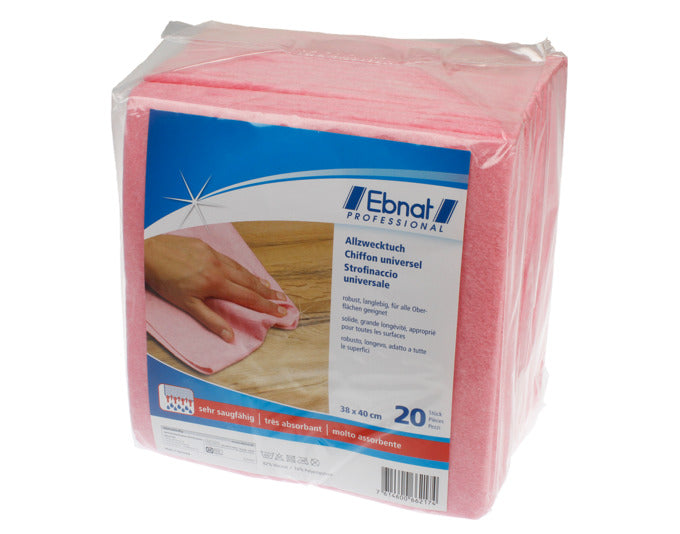 EBNAT Allzwecktuch 20 Stück rot 40x38cm in präsentiert im Onlineshop von KAQTU Design AG. Reinigungsmittel ist von EBNAT