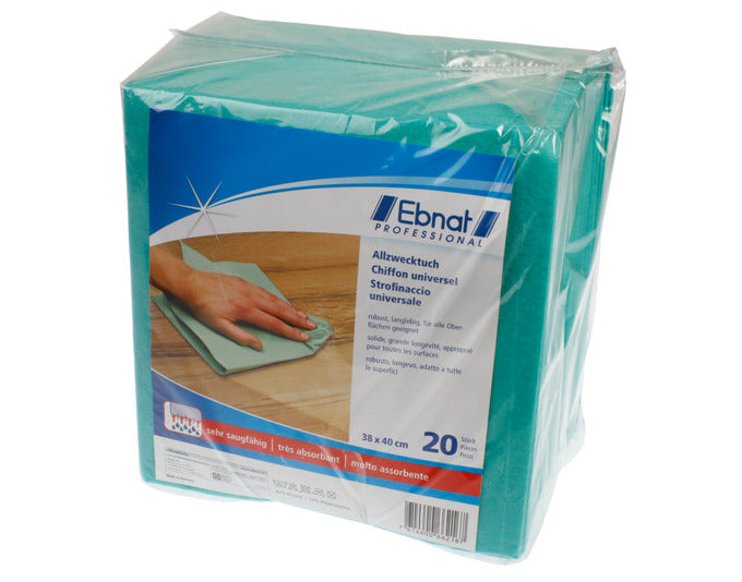 EBNAT Allzwecktuch 20 Stück grün 40x38cm in präsentiert im Onlineshop von KAQTU Design AG. Reinigungsmittel ist von EBNAT