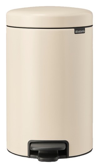 BRABANTIA Treteimer NewIcon soft beige mit Metallinneneimer 12 l