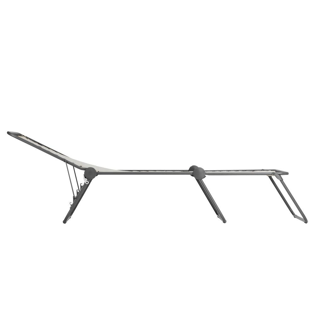 LAFUMA Liege Siesta seigle titane in Seigle, Braun, Titane, Grau präsentiert im Onlineshop von KAQTU Design AG. Liegestuhl ist von LAFUMA