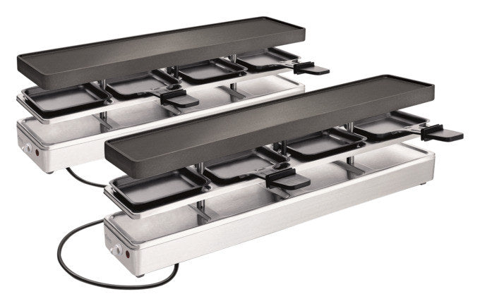 KOENIG Raclettegrill Duo 4 and more in Grau, Silber präsentiert im Onlineshop von KAQTU Design AG. Raclette ist von KOENIG
