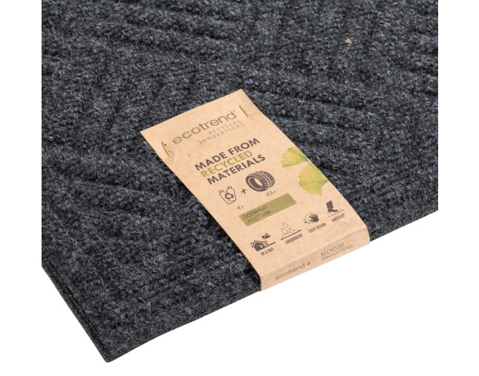 MULTY HOME Fussmatte Contours Parquet dunkelgrau 45x75 cm in präsentiert im Onlineshop von KAQTU Design AG. Türmatte ist von MULTY HOME EUROPE