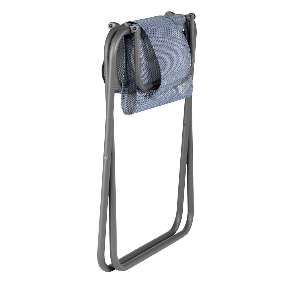 LAFUMA Klappsessel FGX XL ocean II Gestell titane in Ocean, Blau, Titane, Grau präsentiert im Onlineshop von KAQTU Design AG. Gartenstuhl mit Armlehnen ist von LAFUMA