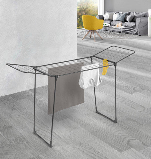 METALTEX Wäschetrockner Hydra Onyx schwarz in Schwarz präsentiert im Onlineshop von KAQTU Design AG. Wäscheständer ist von METALTEX