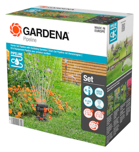 GARDENA Viereckregner Startset Pipeline in präsentiert im Onlineshop von KAQTU Design AG. Bewässerung ist von GARDENA