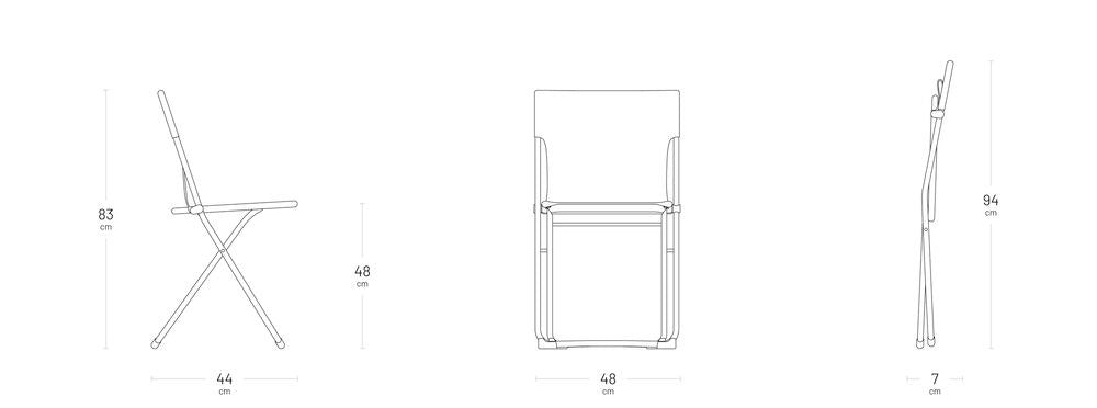 LAFUMA Klappsessel Balcony miel in Miel, Gelb präsentiert im Onlineshop von KAQTU Design AG. Liegestuhl ist von LAFUMA