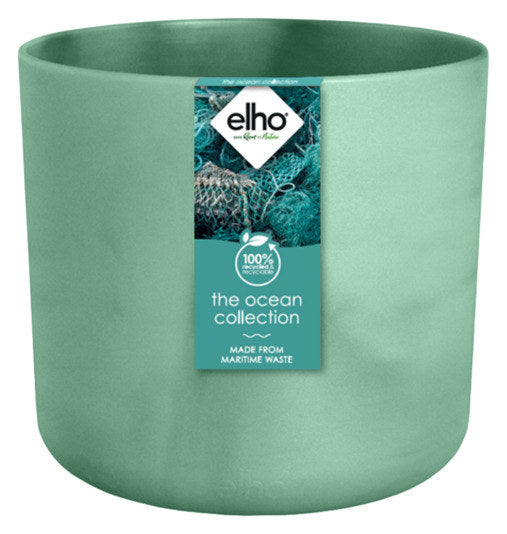 ELHO Topf Ocean rund ø 22.3 cm pazifikgrün in Pazifikgrün, Grün präsentiert im Onlineshop von KAQTU Design AG. Pflanzentopf Outdoor ist von ELHO
