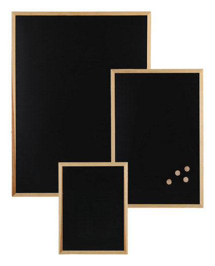 ZELLER Magnet und Kreidetafel 40x60 cm in Anthrazit, Grau, Natur, Braun präsentiert im Onlineshop von KAQTU Design AG. Pinnwände + Magnettafeln ist von ZELLER PRESENT