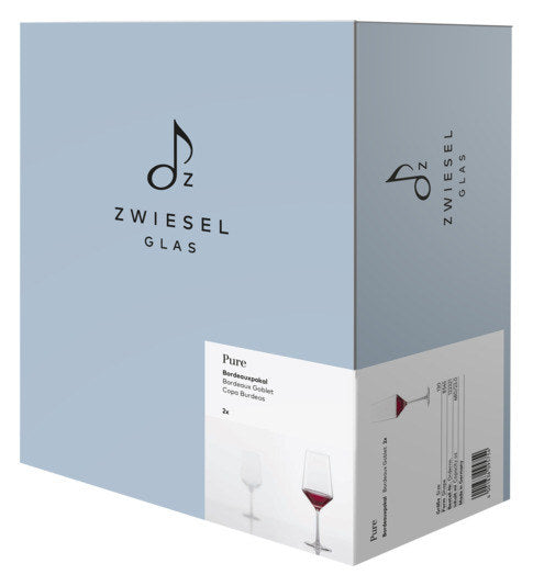ZWIESEL GLAS Bordeauxglas Pure 130 2 Stück in Transparent präsentiert im Onlineshop von KAQTU Design AG. Rotweingläser ist von ZWIESEL GLAS