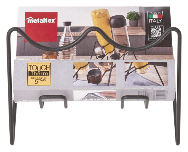 METALTEX Abtropfgestell Sodatex 2 Lava für 2 Flaschen schwarz 21x17x14 cm in präsentiert im Onlineshop von KAQTU Design AG. Abwasch ist von METALTEX