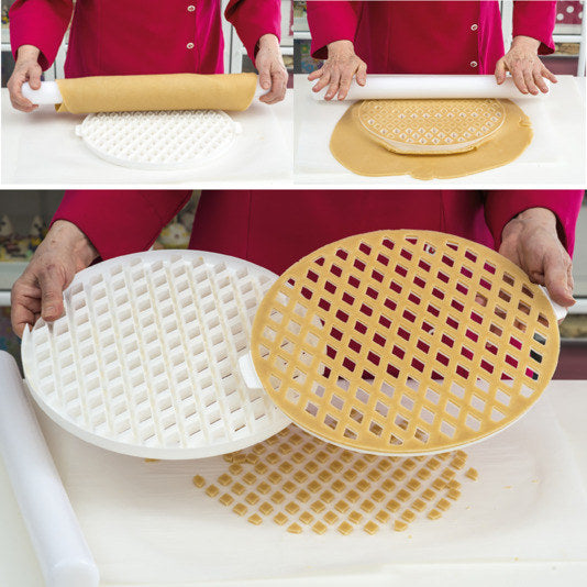 DECORA Deko-Gitterstanze für Tartes/Linzertorten Classic ø 30 cm in präsentiert im Onlineshop von KAQTU Design AG. Backutensilien ist von DECORA