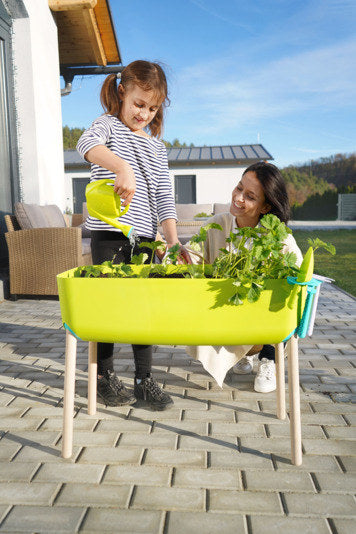 GARDENICO Kinder Gartenhochbeet grün in Grün präsentiert im Onlineshop von KAQTU Design AG. Hochbeet ist von GARDENICO