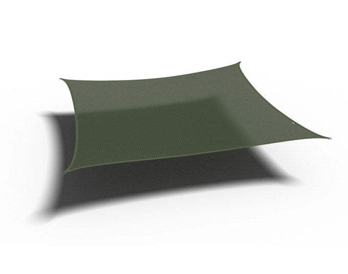PLATINUM SUN & SHADE Sonnensegel Coolfit Rectangule olive 360x360x360x360cm in Olive, Grün präsentiert im Onlineshop von KAQTU Design AG. Sonnensegel ist von PLATINUM SUN & SHADE