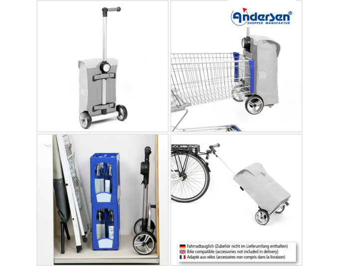 ANDERSEN Einkaufswagen Unus Auke flieder in Flieder, Violett präsentiert im Onlineshop von KAQTU Design AG. Haushaltshilfen ist von ANDERSEN