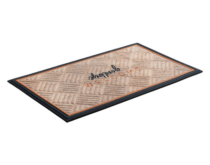 MULTY HOME Fussmatte Lima Seegras beige/anthrazit 45x75 cm in präsentiert im Onlineshop von KAQTU Design AG. Türmatte ist von MULTY HOME EUROPE