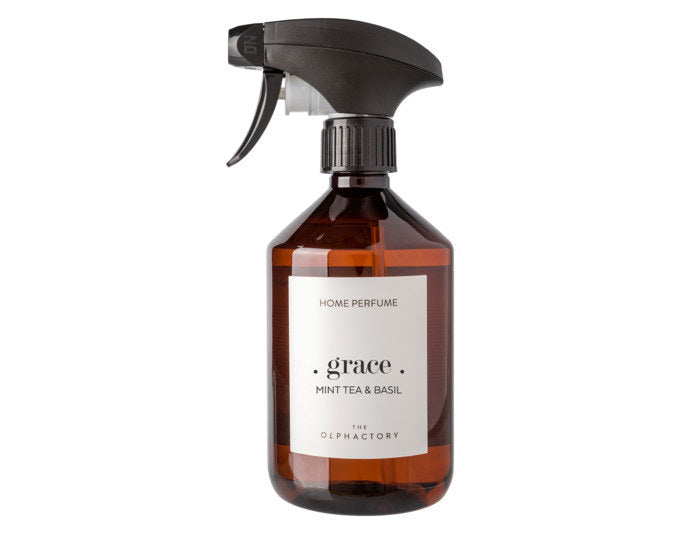 THE OLPHACTORY Raumspray Mint Tea & Basil 500 ml in Braun präsentiert im Onlineshop von KAQTU Design AG. Duftöl ist von THE OLPHACTORY