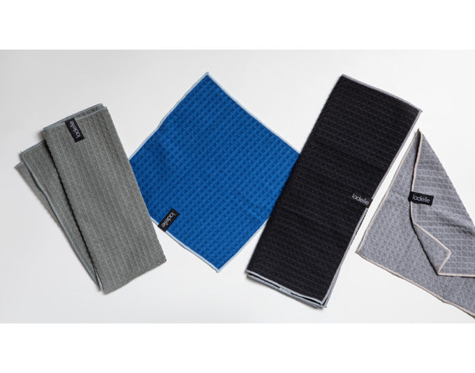 LADELLE Spültuch Mega Waffle grey 30x30 cm 3 Stk. in präsentiert im Onlineshop von KAQTU Design AG. Küchentuch ist von LADELLE