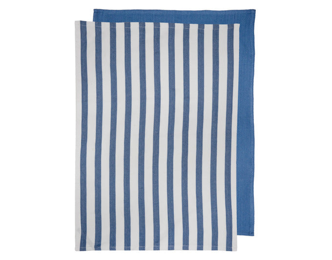 LADELLE Küchentuch Raya Cotton Bamboo blue 50x70 cm 2 Stk. in präsentiert im Onlineshop von KAQTU Design AG. Küchentuch ist von LADELLE