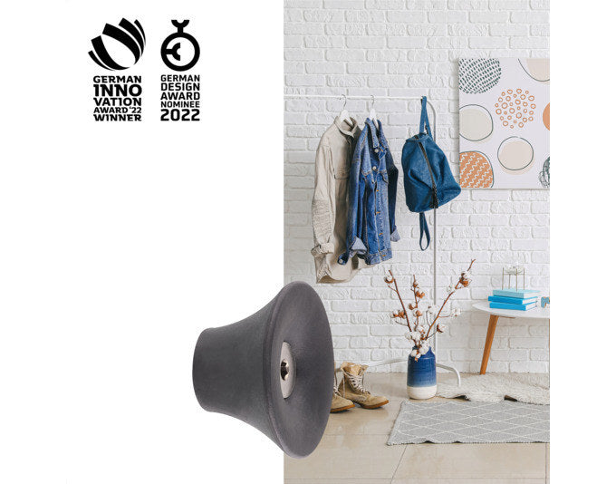WAGNER Wandhaken Tulip hooks4home ø 50x30 mm schwarz in präsentiert im Onlineshop von KAQTU Design AG. Kleiderhaken ist von WAGNER