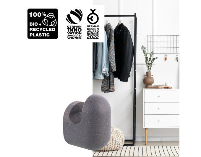 WAGNER Wandhaken Pill hooks4home 76x47x57 mm schiefergrau in präsentiert im Onlineshop von KAQTU Design AG. Kleiderhaken ist von WAGNER