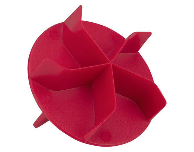 STÄDTER Brötchenstempel Kaisersemmel ø 7.5x2 cm rot in präsentiert im Onlineshop von KAQTU Design AG. Küchenhelfer ist von STÄDTER