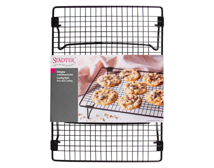 STÄDTER Kuchengitter/Kühlgitter 34x24x6 cm schwarz rechteckig in präsentiert im Onlineshop von KAQTU Design AG. Küchenhelfer ist von STÄDTER