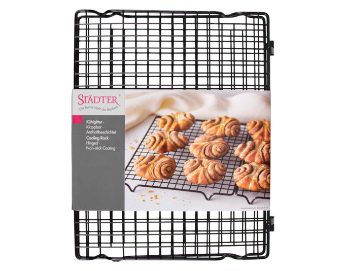 STÄDTER Kuchengitter/Kühlgitter 48x30x2 cm schwarz rechteckig in präsentiert im Onlineshop von KAQTU Design AG. Küchenhelfer ist von STÄDTER