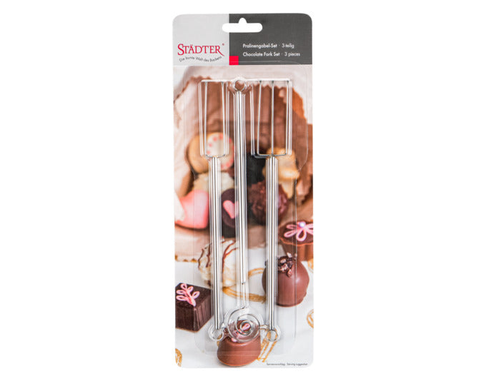 STÄDTER Pralinengabel-Set 3-teilig 21.5 cm in präsentiert im Onlineshop von KAQTU Design AG. Küchenhelfer ist von STÄDTER