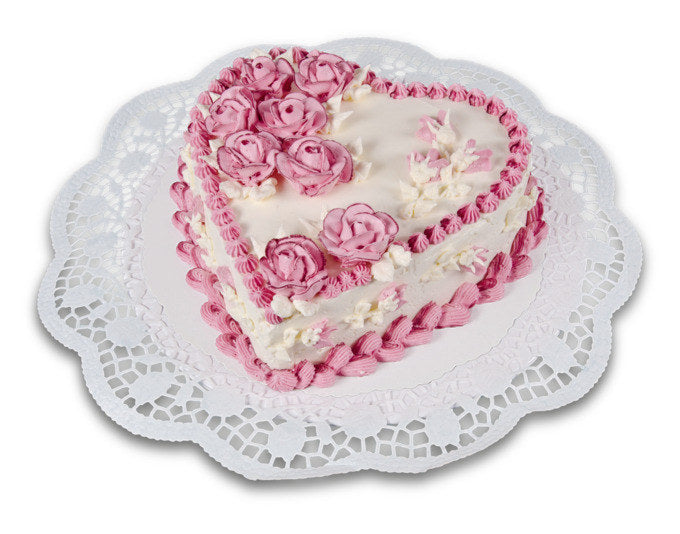 STÄDTER Tortenspitze ø 20 cm weiss rund 6er Papier in Weiss präsentiert im Onlineshop von KAQTU Design AG. Tortenplatte ist von STÄDTER