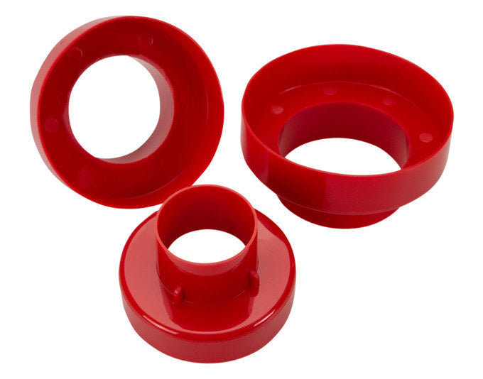 STÄDTER Ausstecher Set Rund ø 8.5 / 7.5 / 6.5 / 5.5 / 4.5 / 3.5 cm rot in Rot präsentiert im Onlineshop von KAQTU Design AG. Ausstecher ist von STÄDTER