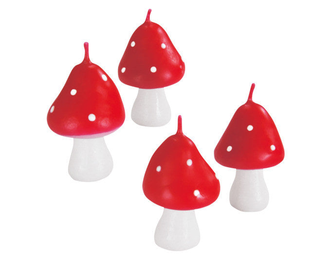 STÄDTER Kerzen Fliegenpilz 5 cm 4-teilig rot in Rot präsentiert im Onlineshop von KAQTU Design AG. Kerzen ist von STÄDTER