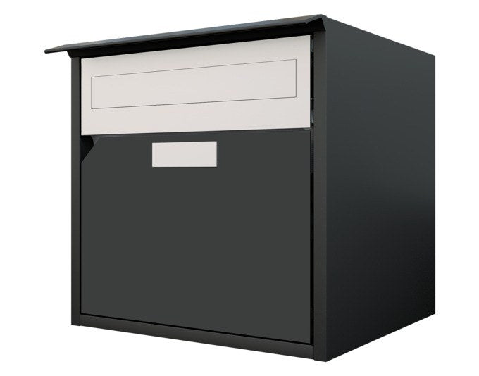 HUBER AG Briefkasten Alu 300 392x315x310 mm 1er RAL 7016 anthrazitgrau