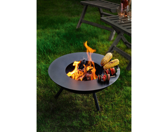 PHILIPPI Grillplatte Flames ø 58 cm in Stahlgrau, Grau präsentiert im Onlineshop von KAQTU Design AG. Grillplatten ist von PHILIPPI