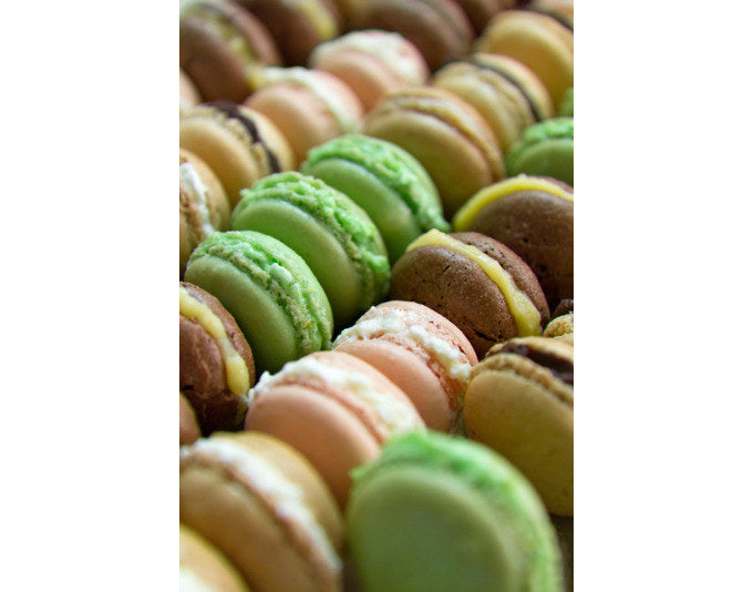 LÉKUÉ Macarons Backmatte inkl. Spritzbeutel Dekomax in präsentiert im Onlineshop von KAQTU Design AG. Folien + Beutel ist von LEKUE