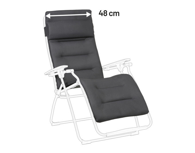 LAFUMA Ersatzbezugset Futura/RSX Clip BeComfort Dark Grey in präsentiert im Onlineshop von KAQTU Design AG. Outdoor-Accessoire ist von LAFUMA