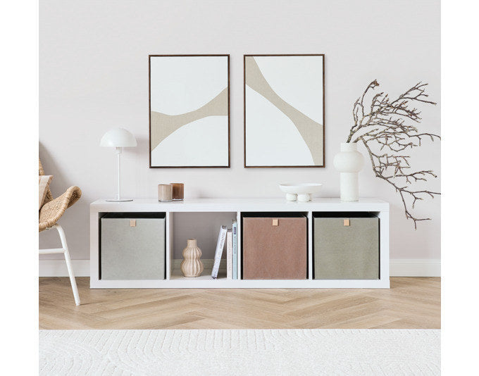 ZELLER Aufbewahrungsbox Vlies mocca 32x32x32 cm in Mocca, Braun präsentiert im Onlineshop von KAQTU Design AG. Aufbewahrungskisten ist von ZELLER PRESENT