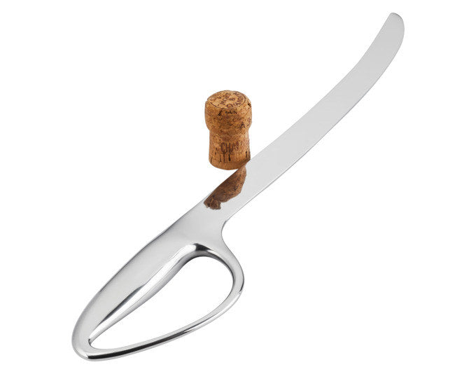PHILIPPI Champagnersäbel Saint Tropez in Chrom, Silber präsentiert im Onlineshop von KAQTU Design AG. Flaschenöffner ist von PHILIPPI