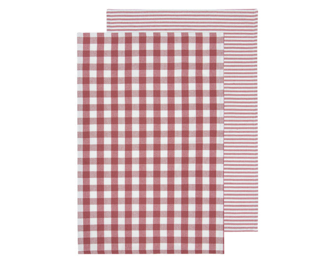 LADELLE Küchentuch Eco Gingham blush 45x70 cm 2 Stk. in präsentiert im Onlineshop von KAQTU Design AG. Küchentuch ist von LADELLE