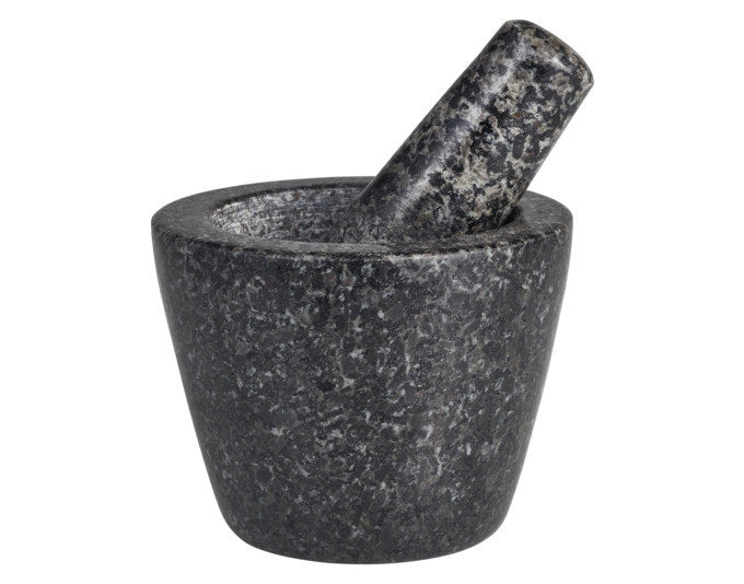 COLE&MASON Mörser mit Stössel Granit 10x10x7.5 cm in Schwarz präsentiert im Onlineshop von KAQTU Design AG. Barzubehör ist von COLE & MASON