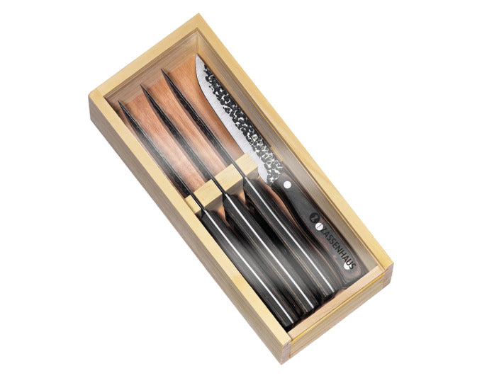 ZASSENHAUS Steakmesser Hunter 4er-Set in präsentiert im Onlineshop von KAQTU Design AG. Grillzubehör ist von ZASSENHAUS