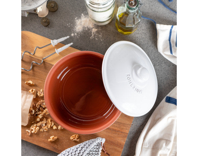 RÖMERTOPF Brotbacktopf rund 2.0 l ø 23x14.5 cm weiss in Weiss präsentiert im Onlineshop von KAQTU Design AG. Brotbackformen ist von RÖMERTOPF