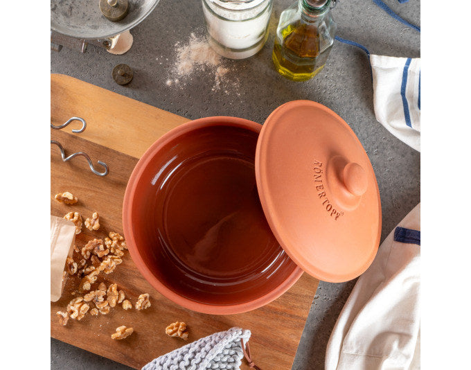 RÖMERTOPF Brotbacktopf rund 2.0 l ø 23x14.5 cm terracotta in Terracotta, Braun präsentiert im Onlineshop von KAQTU Design AG. Brotbackformen ist von RÖMERTOPF