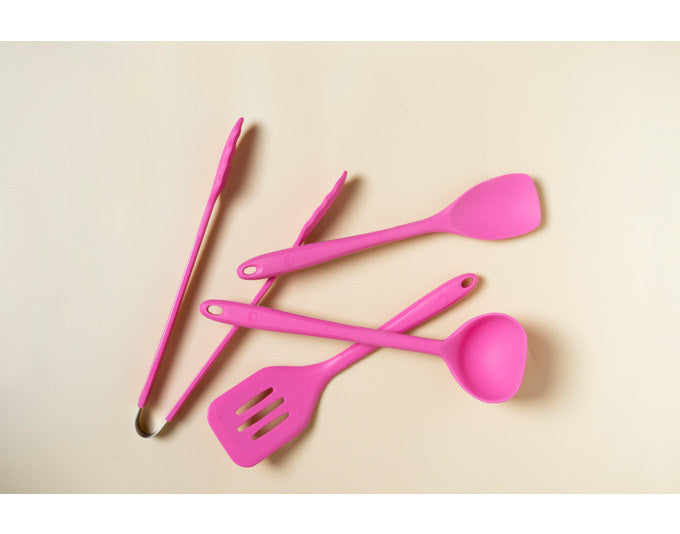KOCHBLUME Flexlöffel L 30 cm pink in Pink, Rot präsentiert im Onlineshop von KAQTU Design AG. Kochlöffel ist von KOCHBLUME