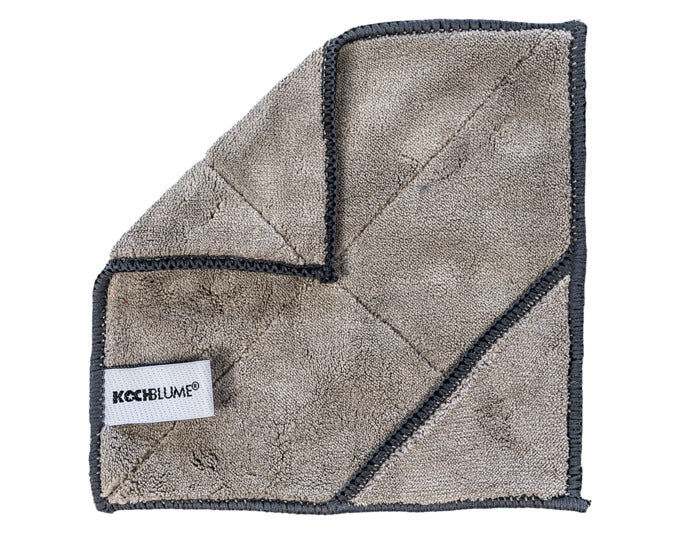 KOCHBLUME Microfasertuch 18x18 cm taupe in präsentiert im Onlineshop von KAQTU Design AG. Reinigungsmittel ist von KOCHBLUME